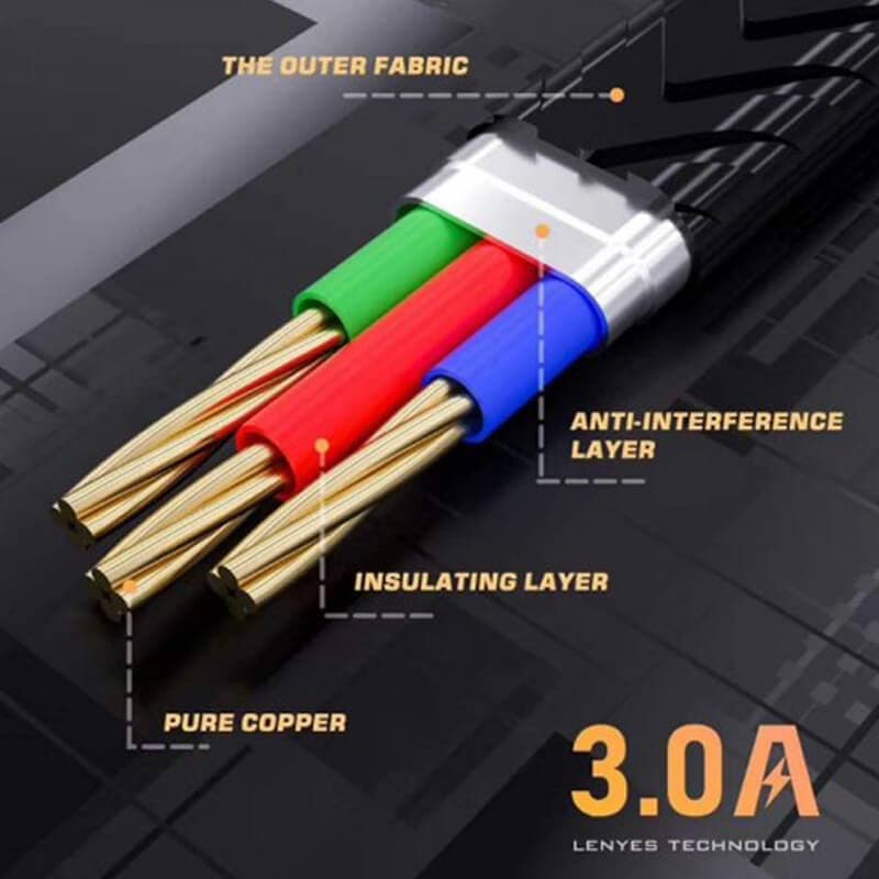 کابل شارژ میکرو LENYES LC913V — تصویر ۸