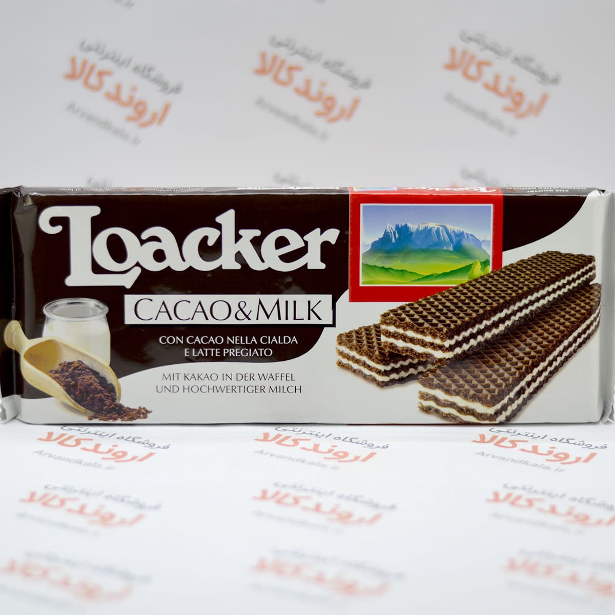 ویفر لواکر loacker مدل Cocoa & Milk