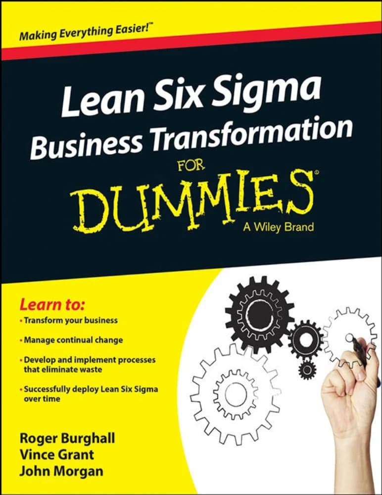 کتاب Lean Six Sigma Business Transformation For Dummies (تحول کسب‌وکار با لین شش سیگما برای دامیز) نسخه انگلیسی PDF |