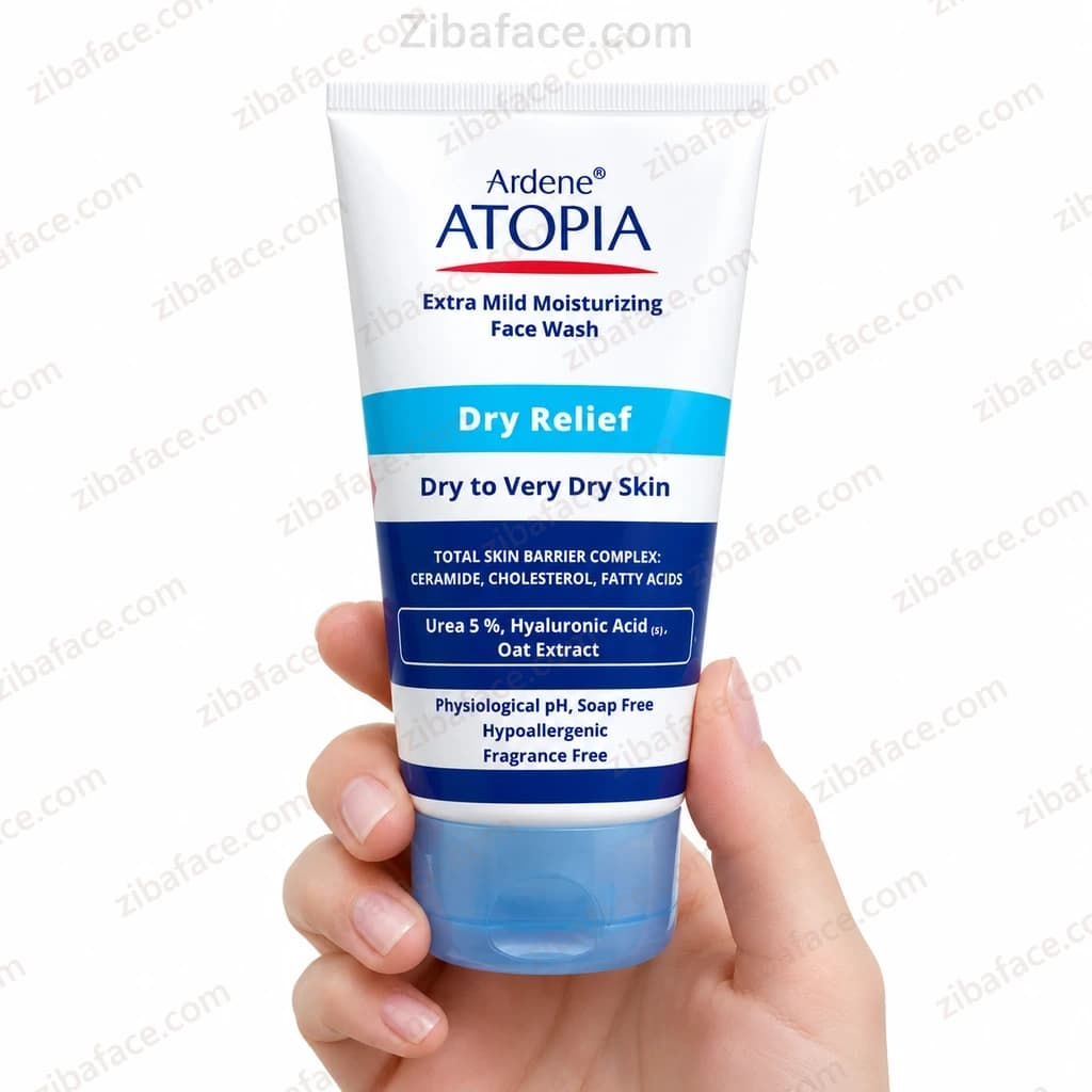 لوسیون شوینده و مرطوب کننده بسیار ملایم صورت آردن آتوپیا Dry Relief , مناسب پوست خشک – 150 میلی لیتر (انقضا 1407/08) — تصویر ۳