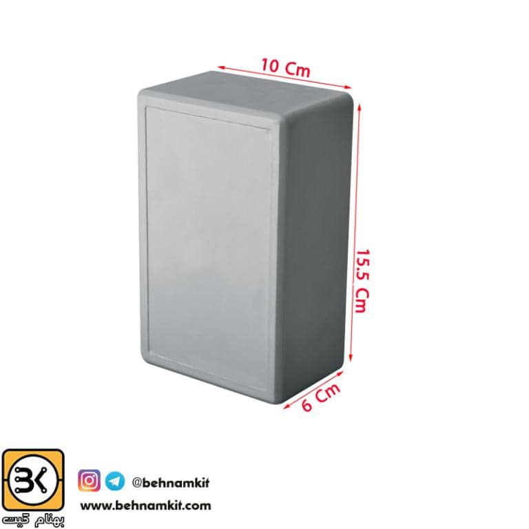 جعبه 15/5*10 ارتفاع 6 سانتيمتر مشکی