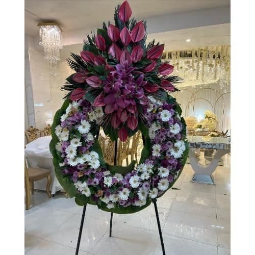 تاج گل از گل فروشی قیطریه t2637