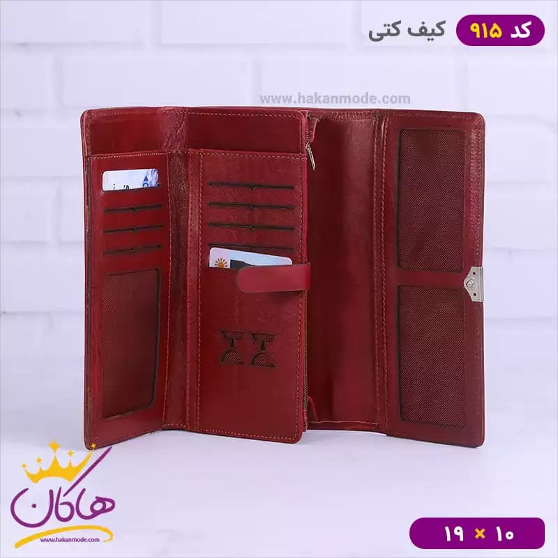 کیف پول کتی چرم مونت بلانک 915 — تصویر ۳