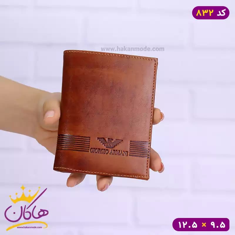 کیف پول جیبی چرم جورجیو آرمانی 832/2 — تصویر ۲