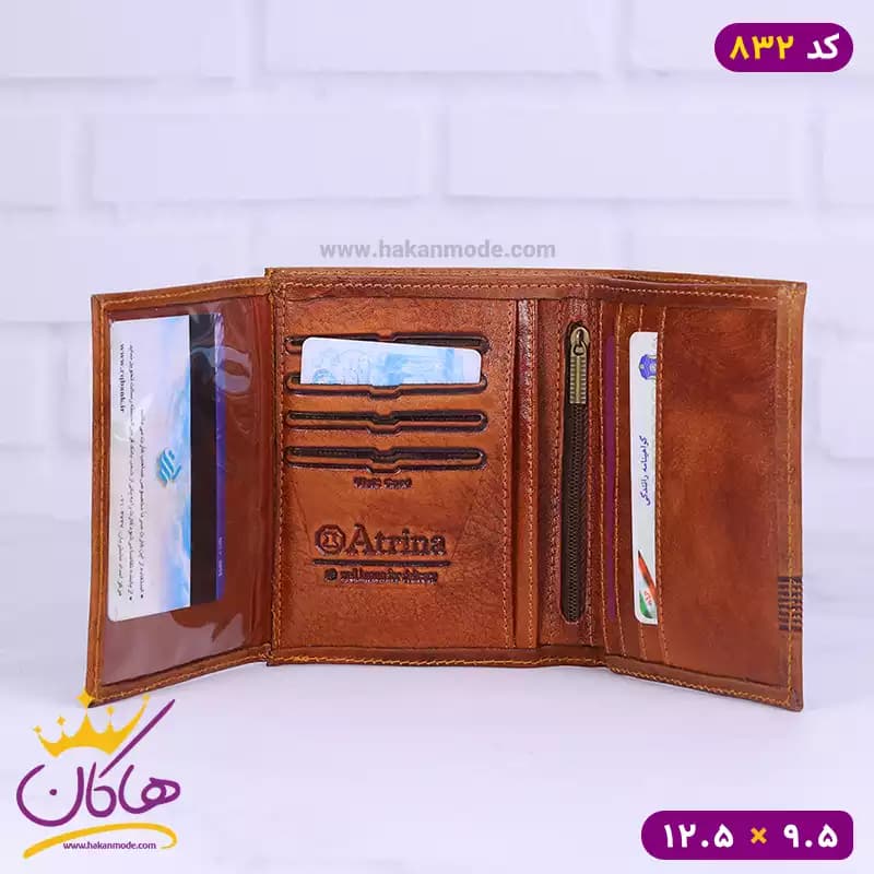 کیف پول جیبی چرم جورجیو آرمانی 832/2 — تصویر ۴