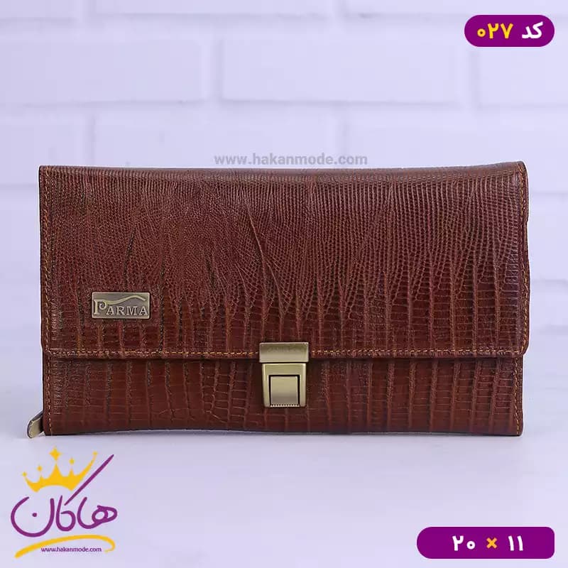کیف کتی چرم اصل پارما 027 — تصویر ۴