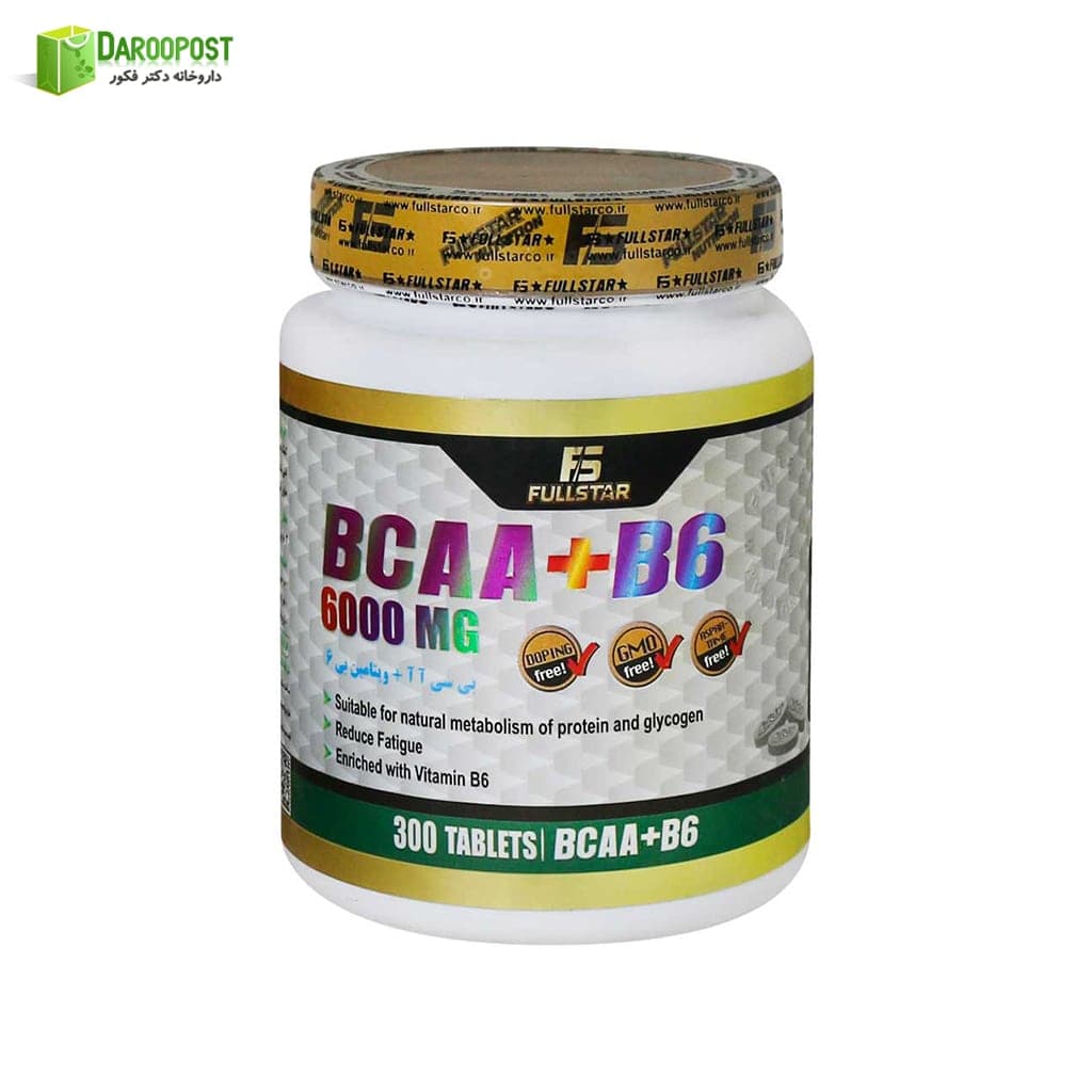 قرص بی سی ای ای + ب 6 300 عددی فول استار | Fullstar BCAA + B6 Tablets