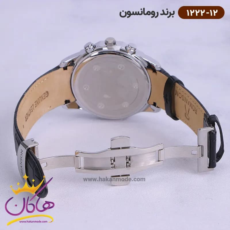 ساعت رومانسون مردانه بند چرمی 1222/12 — تصویر ۲