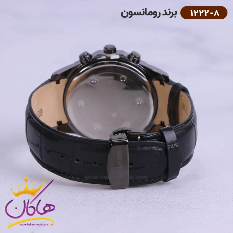 ساعت رومانسون مردانه بند چرمی 1222/8 — تصویر ۳