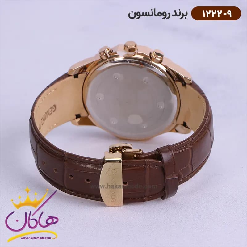 ساعت رومانسون مردانه بند چرمی 1222/9 — تصویر ۳