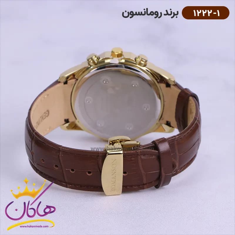 ساعت رومانسون مردانه بند چرمی 1222/1 — تصویر ۳