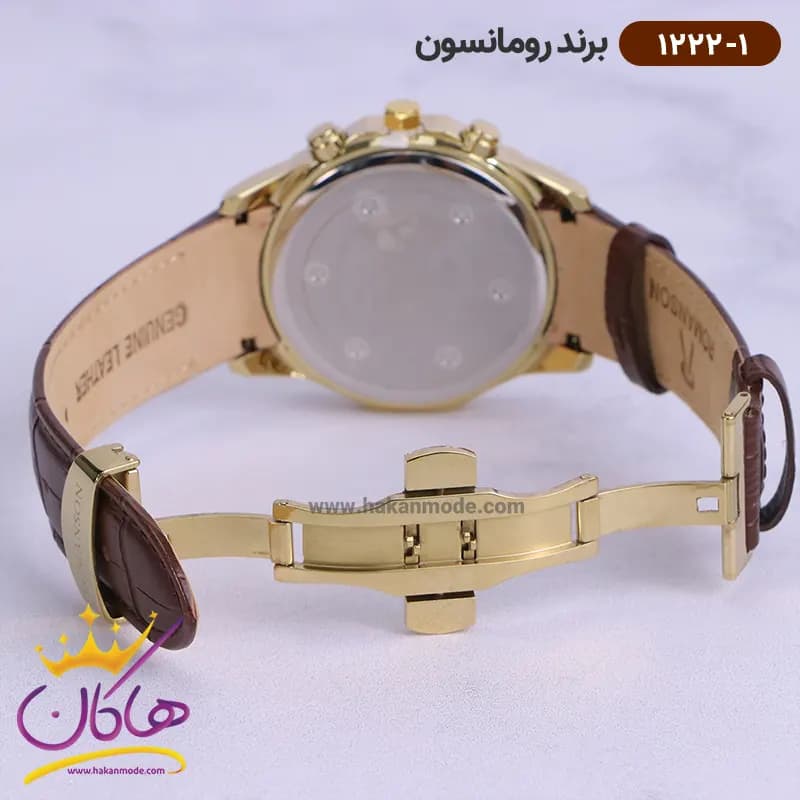 ساعت رومانسون مردانه بند چرمی 1222/1 — تصویر ۲