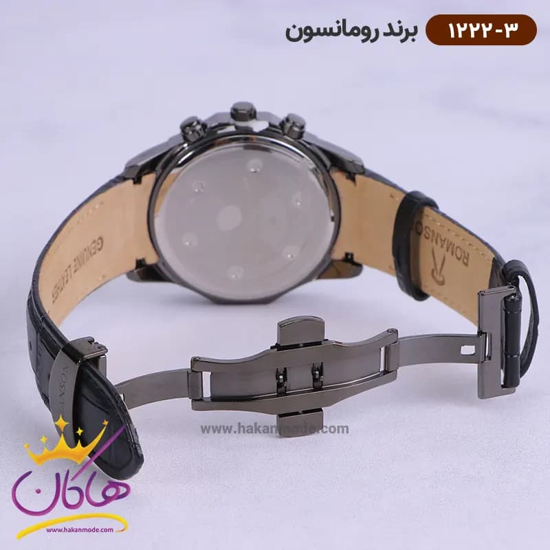 ساعت رومانسون مردانه بند چرمی 1222/3 — تصویر ۲