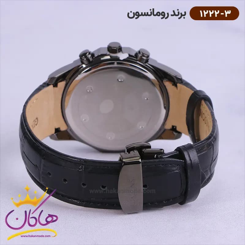 ساعت رومانسون مردانه بند چرمی 1222/3 — تصویر ۳