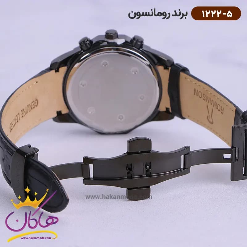 ساعت رومانسون مردانه بند چرمی 1222/5 — تصویر ۲