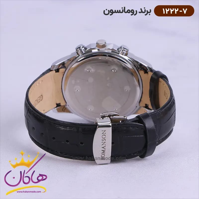 ساعت رومانسون مردانه بند چرمی 1222/7 — تصویر ۳