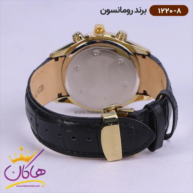 ساعت رومانسون مردانه بند چرمی 1220/8 — تصویر ۲