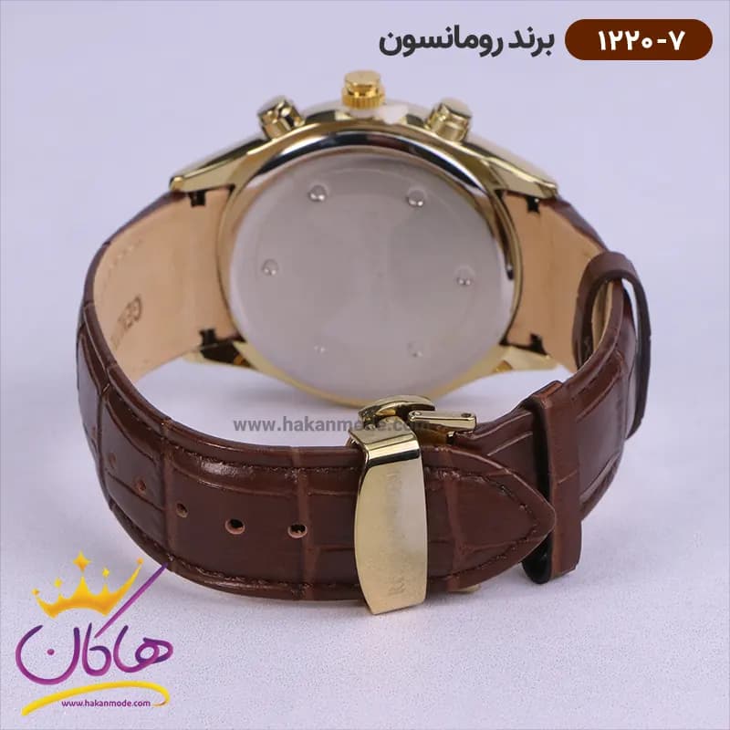 ساعت رومانسون مردانه بند چرمی 1220/7 — تصویر ۲
