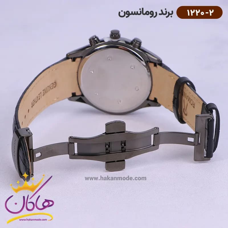 ساعت رومانسون مردانه بند چرمی 1220/2 — تصویر ۲