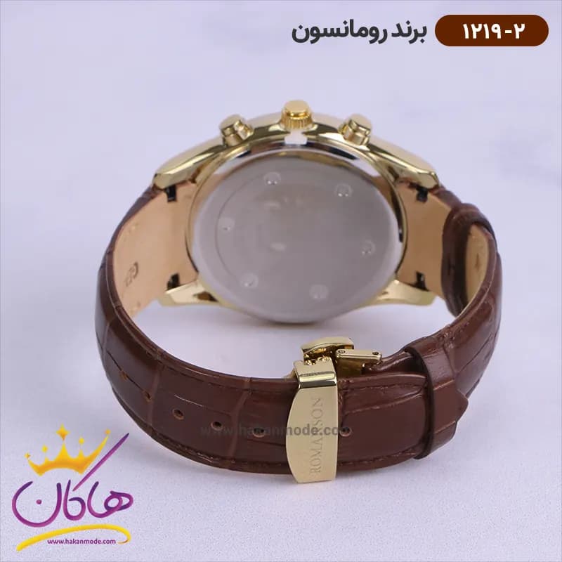 ساعت رومانسون مردانه بند چرمی 1219/2 — تصویر ۳