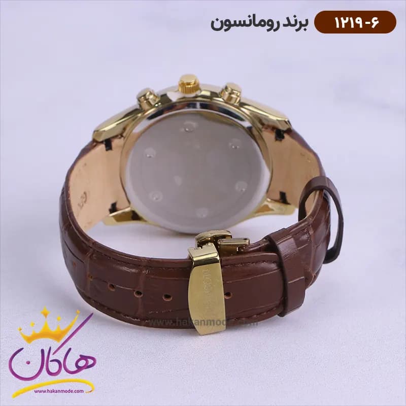 ساعت رومانسون مردانه بند چرمی 1219/6 — تصویر ۳