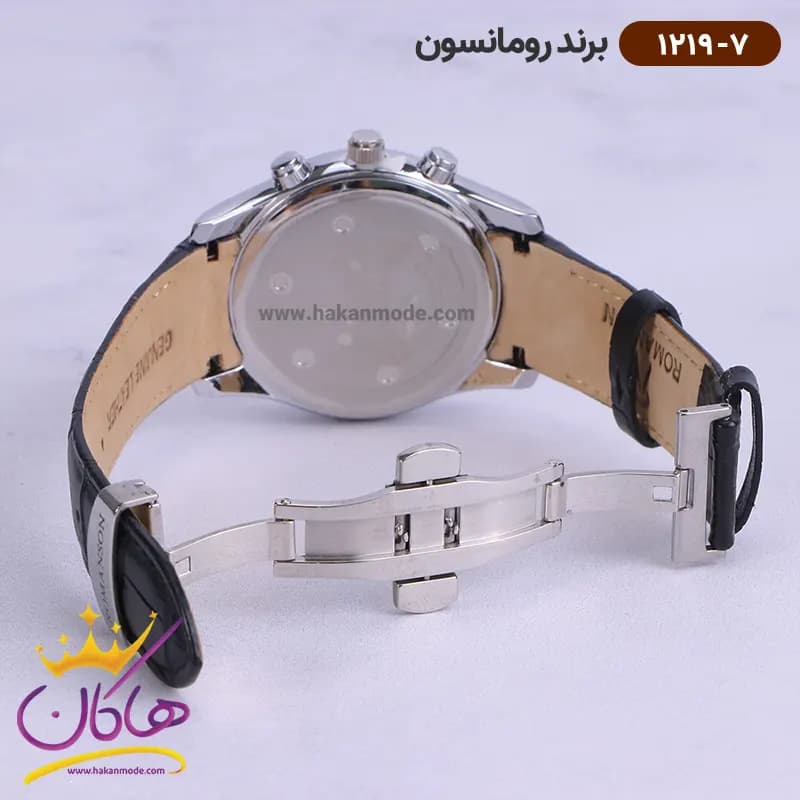 ساعت رومانسون مردانه بند چرمی 1219/7 — تصویر ۲