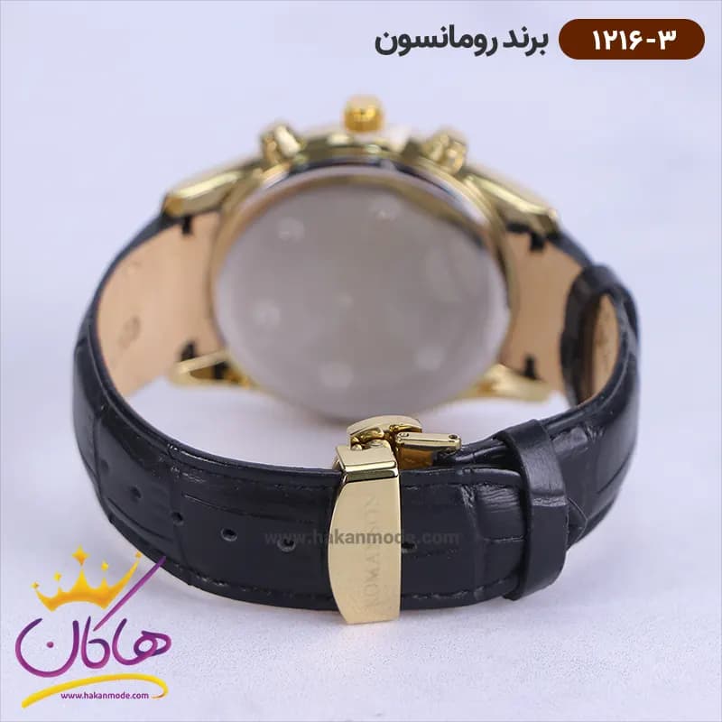 ساعت رومانسون مردانه بند چرمی 1216/3 — تصویر ۳