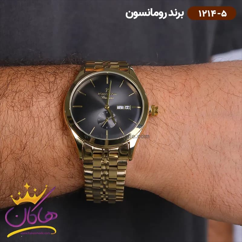 ساعت رومانسون مردانه بند فلزی 1214/5 — تصویر ۲