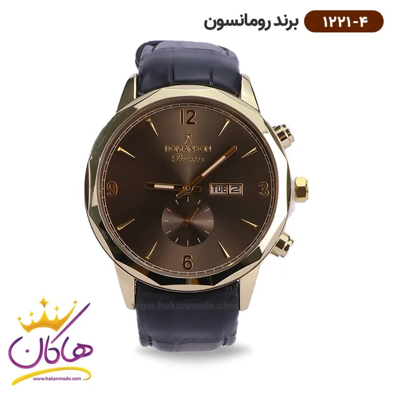 ساعت رومانسون مردانه بند چرمی 1221/4