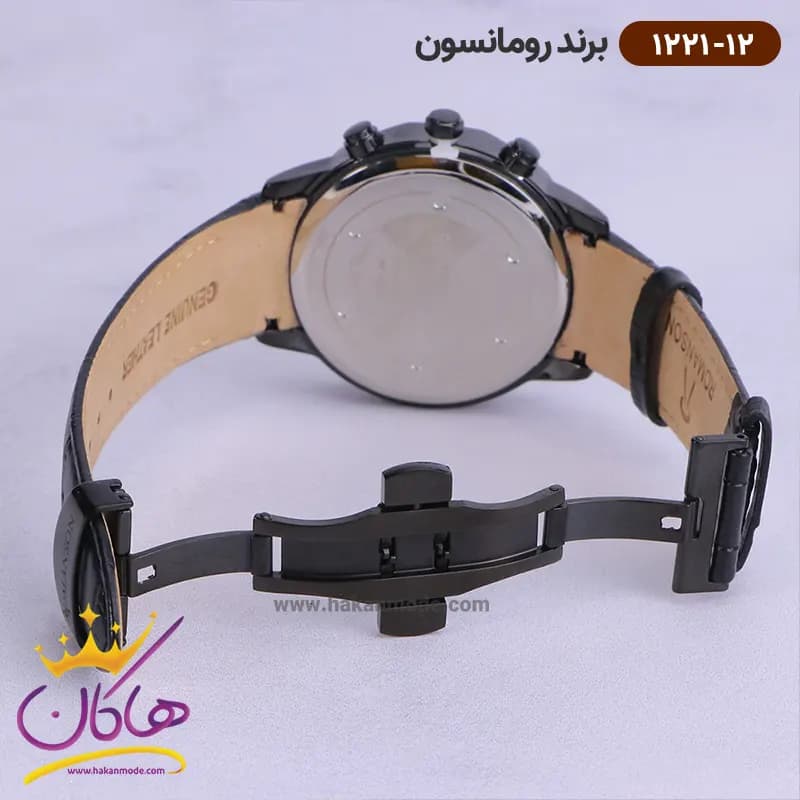 ساعت رومانسون مردانه بند چرمی 1221/12 — تصویر ۳