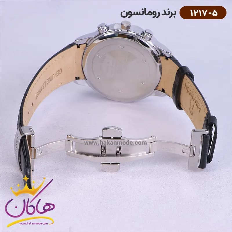 ساعت رومانسون مردانه بند چرمی 1217/5 — تصویر ۳
