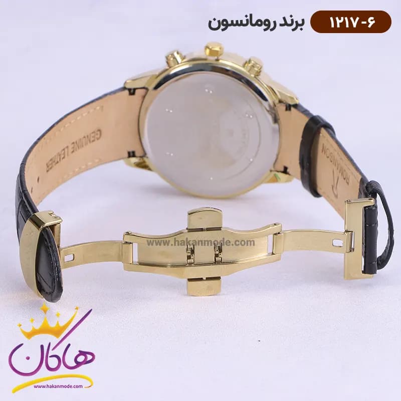 ساعت رومانسون مردانه بند چرمی 1217/6 — تصویر ۵