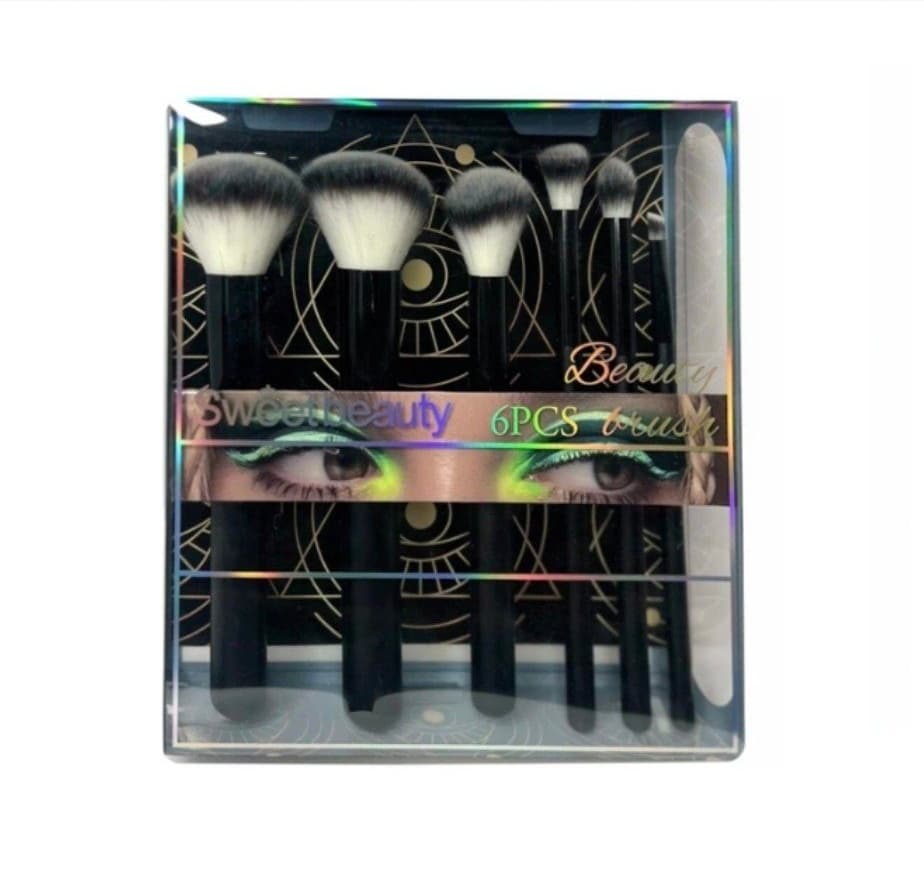ست براش 6 تیکه متالیک سوییت بیوتی sweet beauty