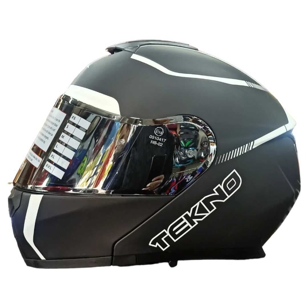 کلاه کاسکت بلوتوث دار فک متحرک تکنو BW TEKNO Z — تصویر ۶
