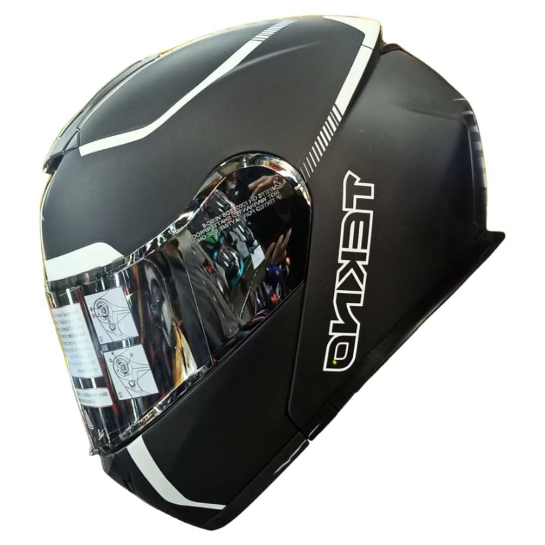 کلاه کاسکت بلوتوث دار فک متحرک تکنو BW TEKNO Z — تصویر ۵