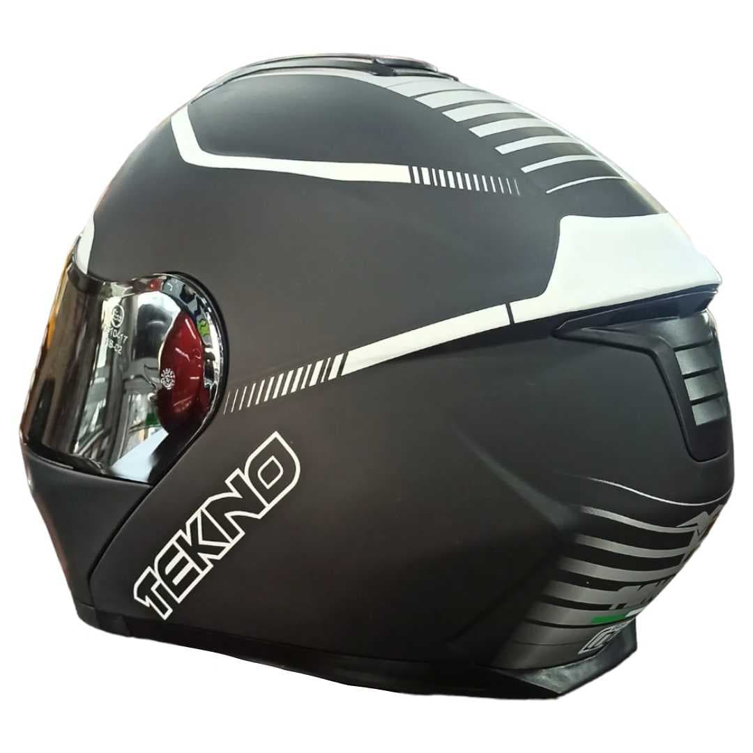 کلاه کاسکت بلوتوث دار فک متحرک تکنو BW TEKNO Z — تصویر ۴