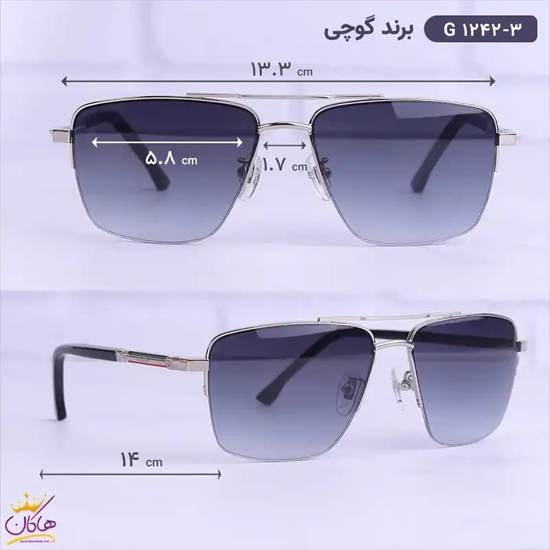 عینک آفتابی گوچی زنانه GG1242/3 — تصویر ۲