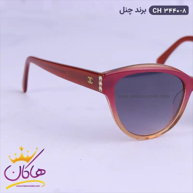 عینک آفتابی چنل زنانه طرح گربه ای ch3440 — تصویر ۸