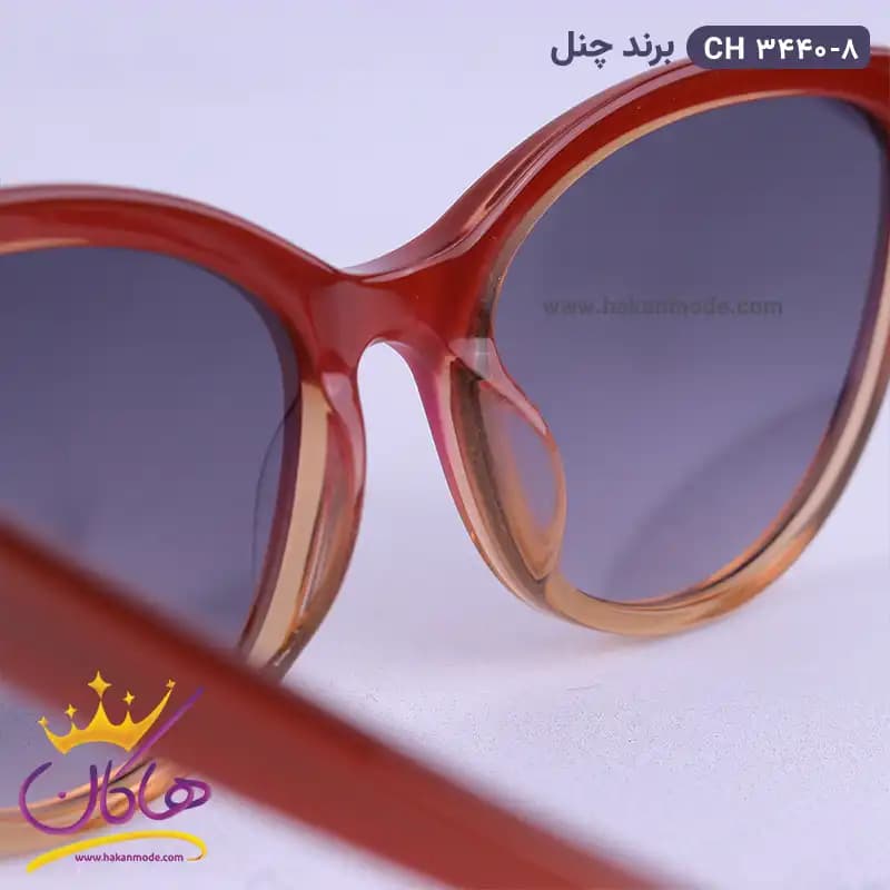 عینک آفتابی چنل زنانه طرح گربه ای ch3440 — تصویر ۷