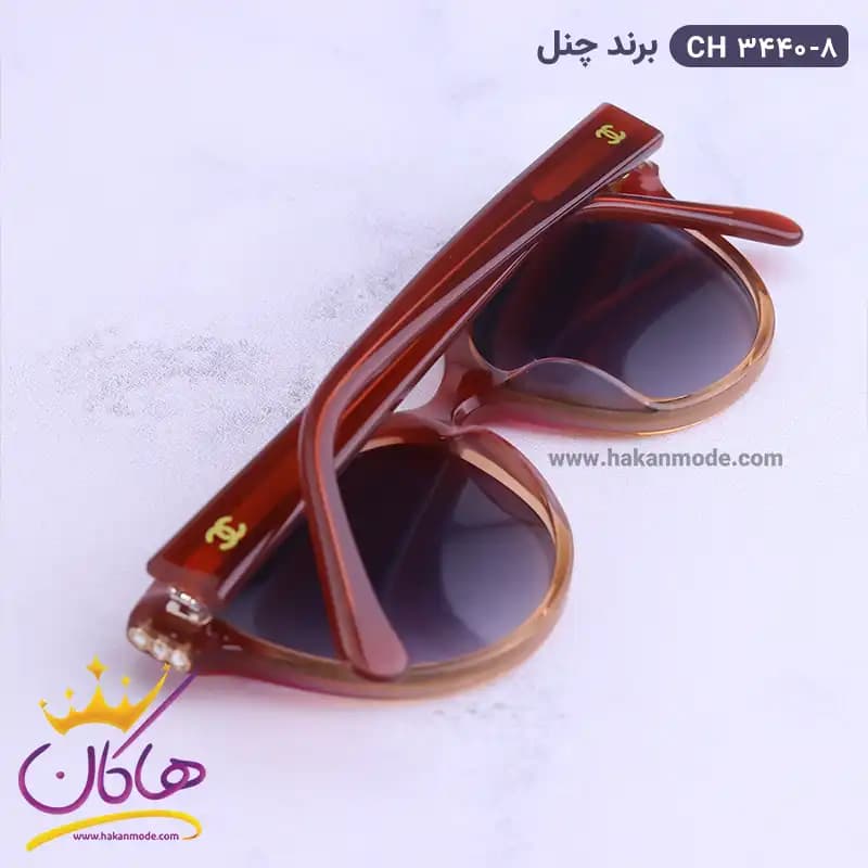 عینک آفتابی چنل زنانه طرح گربه ای ch3440 — تصویر ۵