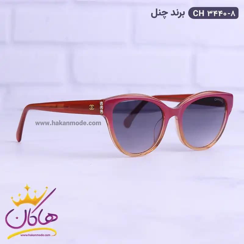 عینک آفتابی چنل زنانه طرح گربه ای ch3440 — تصویر ۴