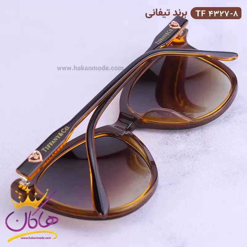 عینک آفتابی تیفانی زنانه قهوه ای TF4327 — تصویر ۷