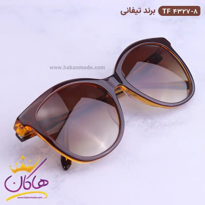 عینک آفتابی تیفانی زنانه قهوه ای TF4327 — تصویر ۸