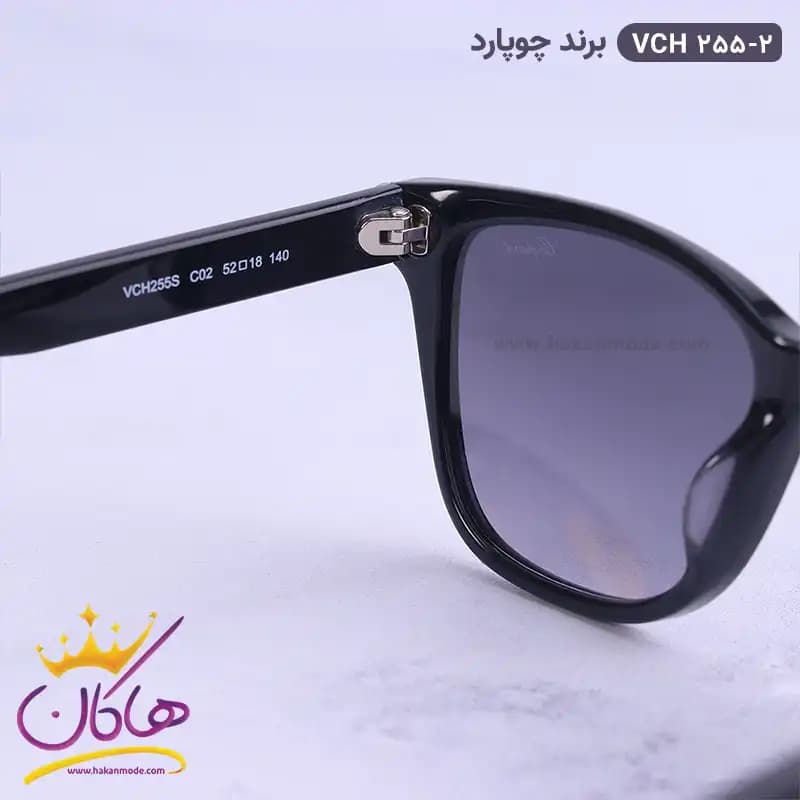 عینک آفتابی شوپارد مردانه ویفرر مشکی VCH255 — تصویر ۴