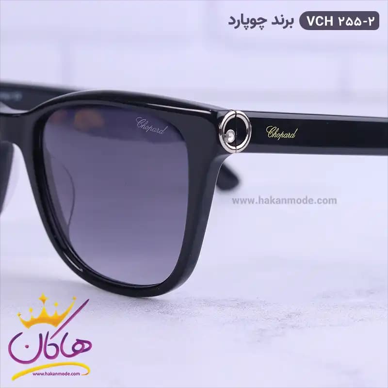 عینک آفتابی شوپارد مردانه ویفرر مشکی VCH255 — تصویر ۳