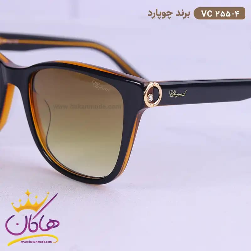 عینک آفتابی شوپارد زنانه ویفرر قهوه ای VCH255 — تصویر ۴
