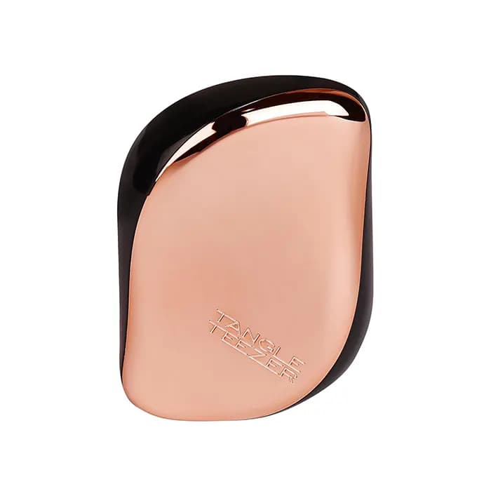 برس مو تنگل تیزر مدل کامپکت رنگ rose gold black