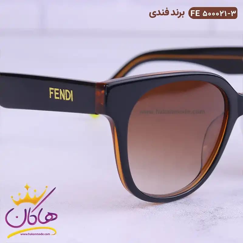 عینک آفتابی فندی زنانه FE500021/3 — تصویر ۵