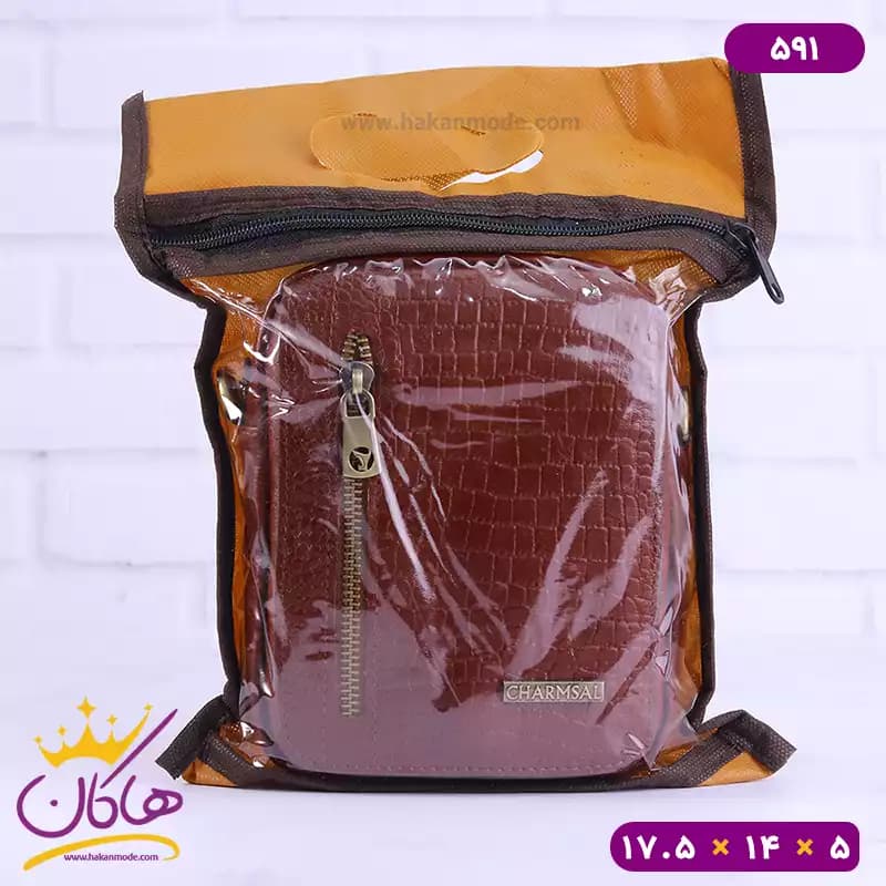 کیف دوشی چرم چرمسال کد 591 — تصویر ۷