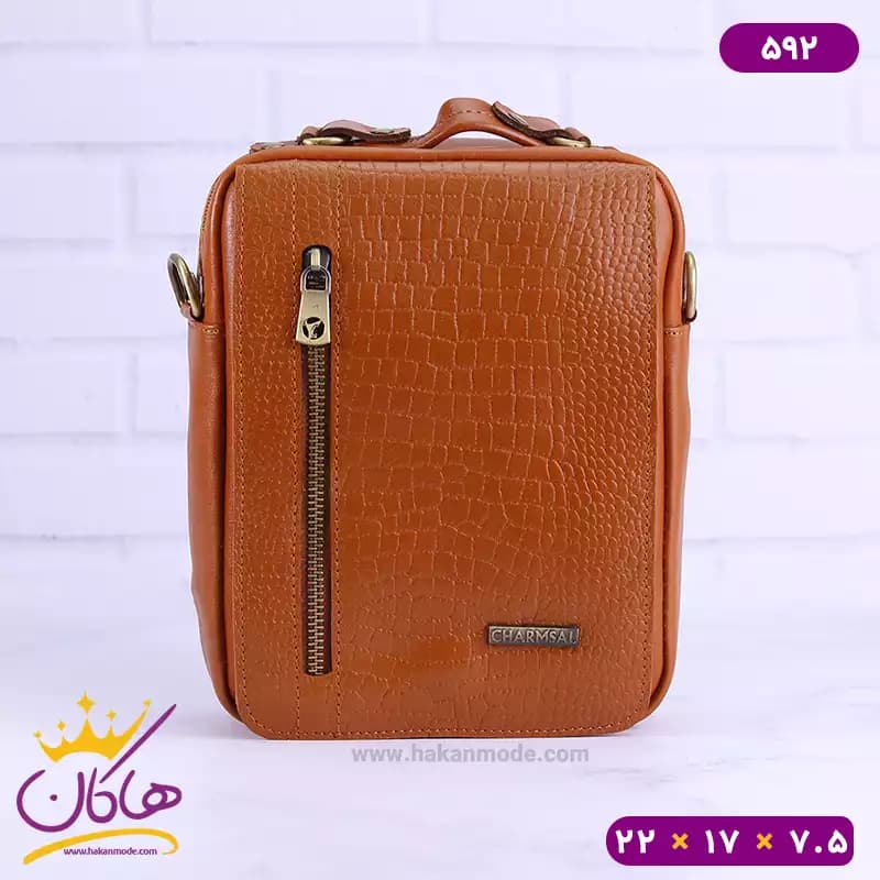 کیف دوشی چرم چرمسال کد 592 — تصویر ۶